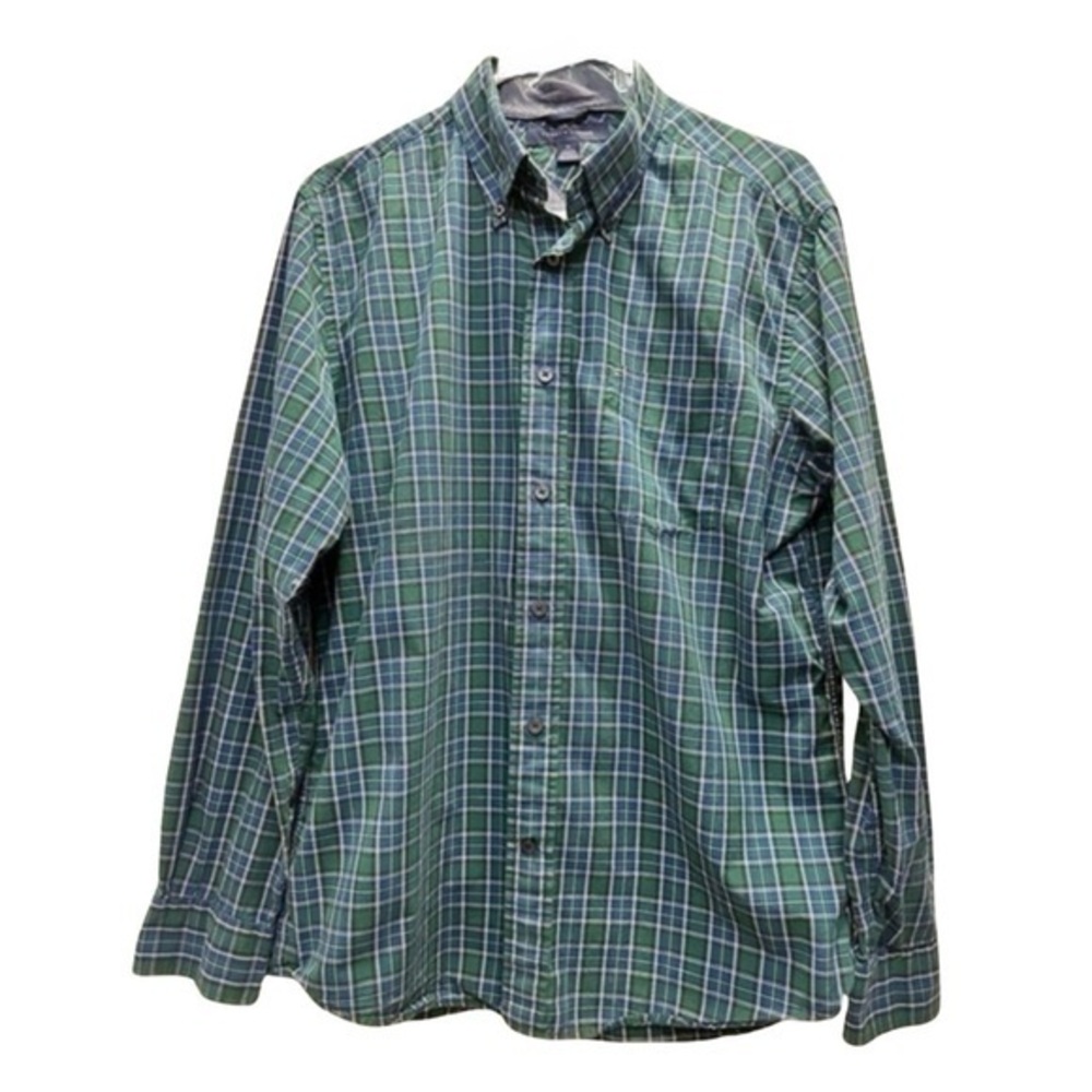Tommy Hilfiger Men’s Long Sleeve Classic Fit Plaid Button Down Plaid Shirt